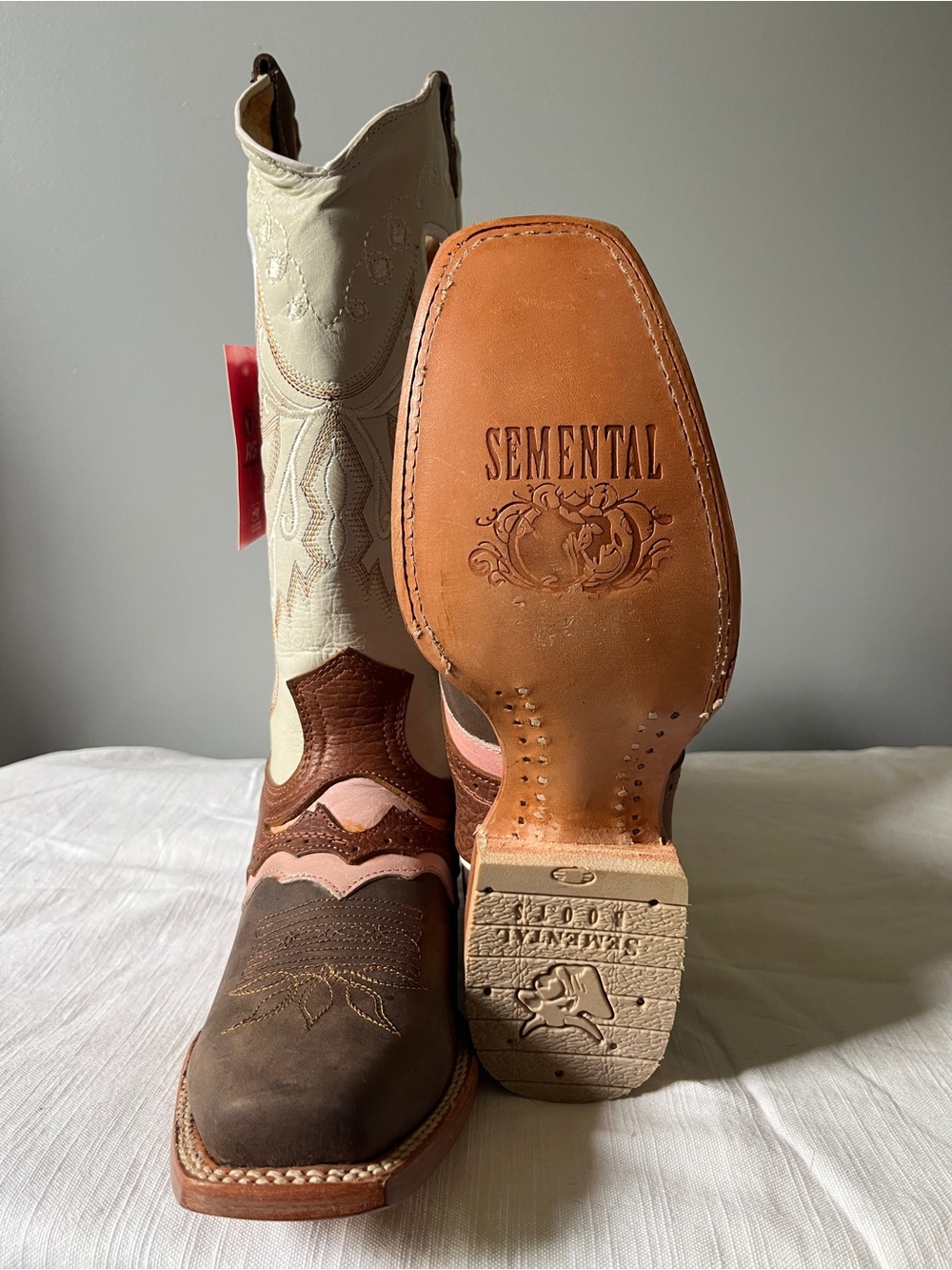 Cowboy Boots Rancho Semental Women's Size 7 Western Heeled